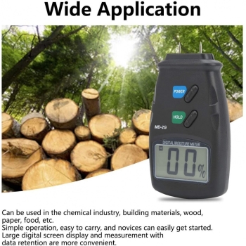 Cyfrowy Miernik Wilgotności Drewna 5% -40% [22050000520]